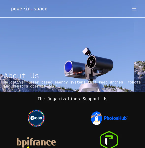 powerin space banner